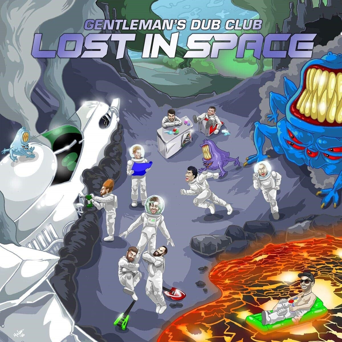 Gentleman's Dub Club – Lost in Space vinyl record cover