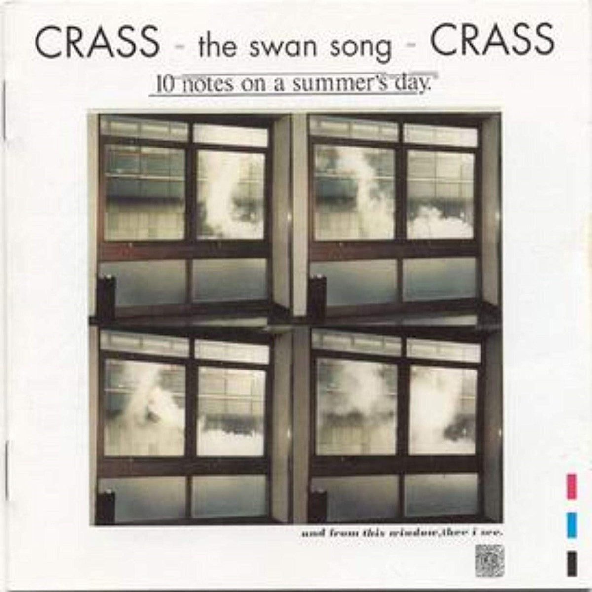 Crass – 10 Notes On a Summer's Day vinyl record cover
