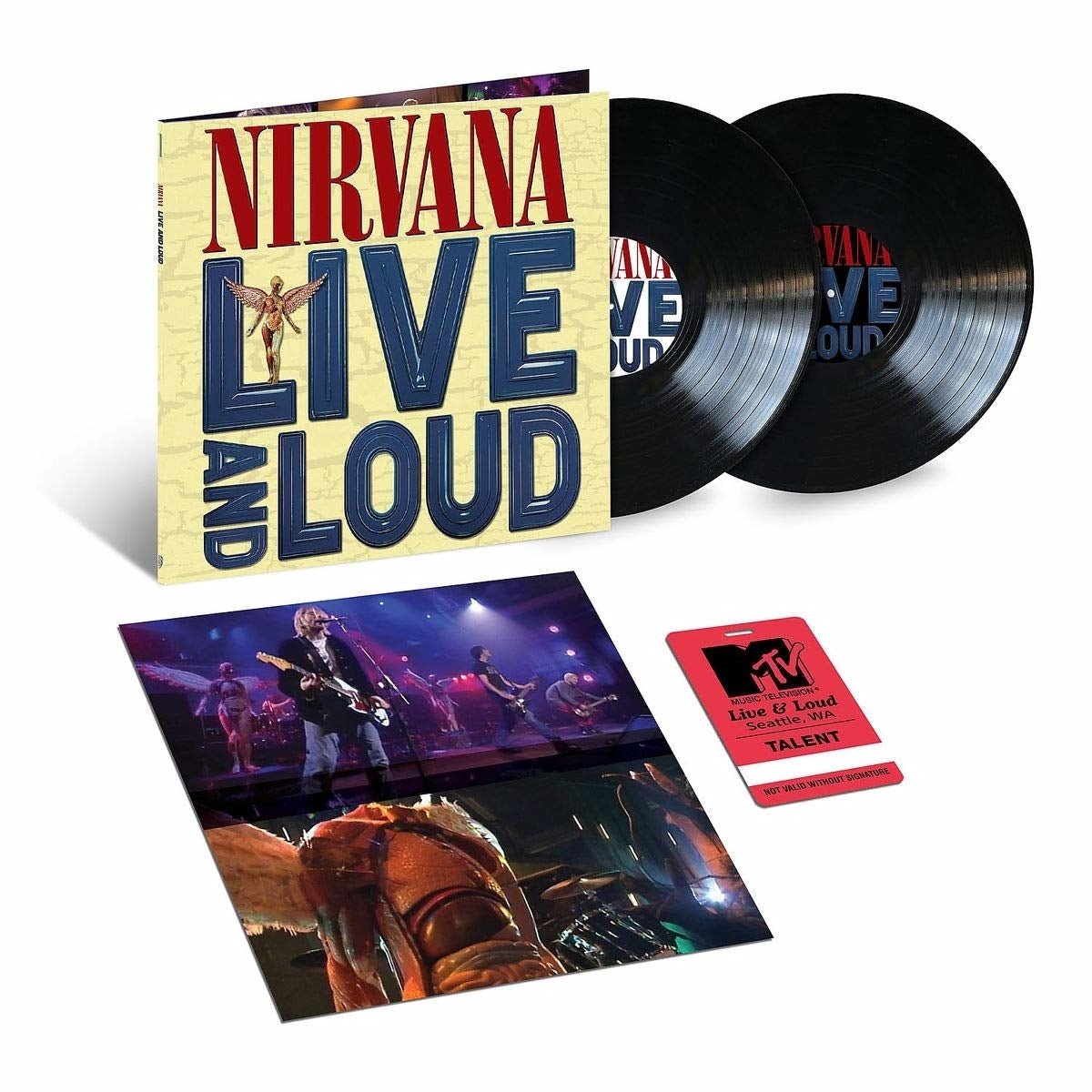 Nirvana – Live and Loud vinyl record cover