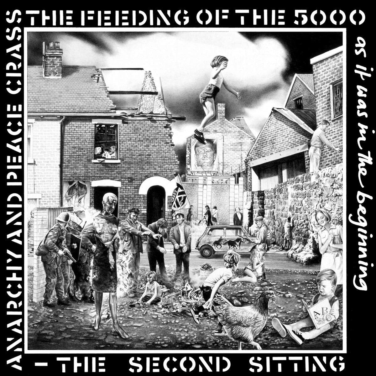 Crass – The Feeding of the 5000 vinyl record cover