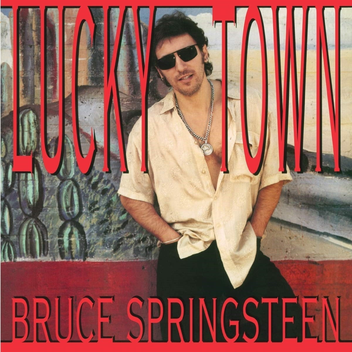 Bruce Springsteen – Lucky Town vinyl record cover