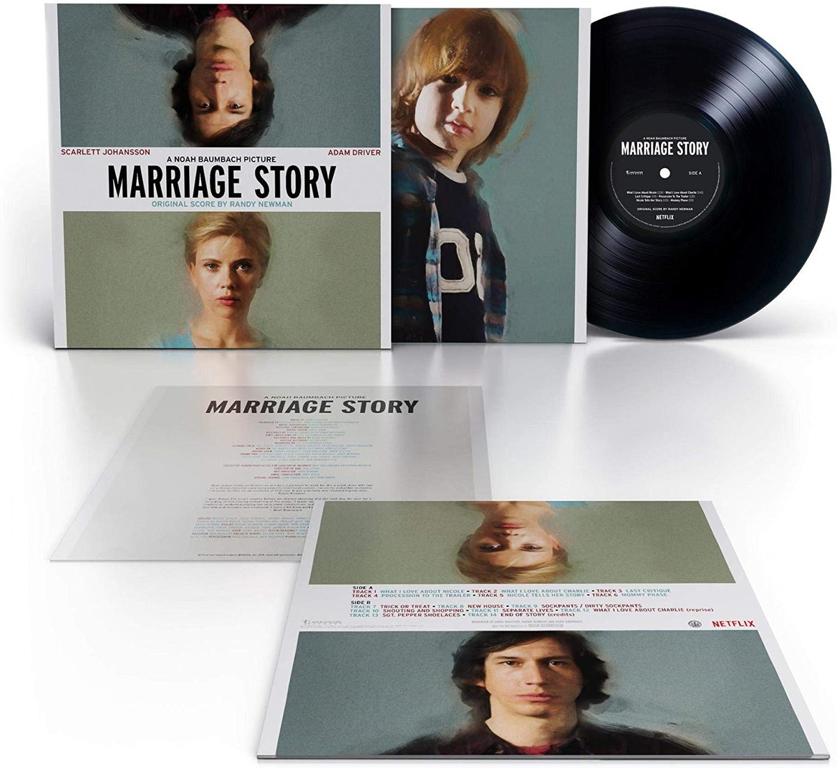 Randy Newman – Marriage Story (Original Soundtrack) - Black Vinyl by Randy Newman vinyl record cover