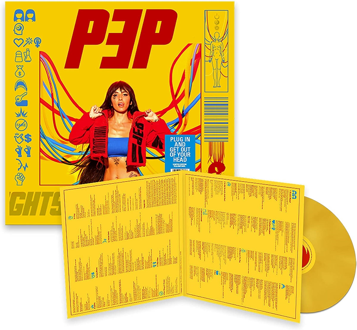 Lights – PEP (Canary Yellow) by Lights vinyl record cover