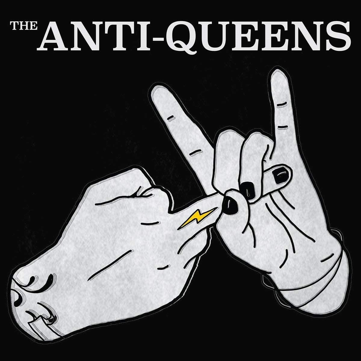 The Anti-Queens – The Anti-Queens (White Vinyl) by Anti-Queens,The vinyl record cover