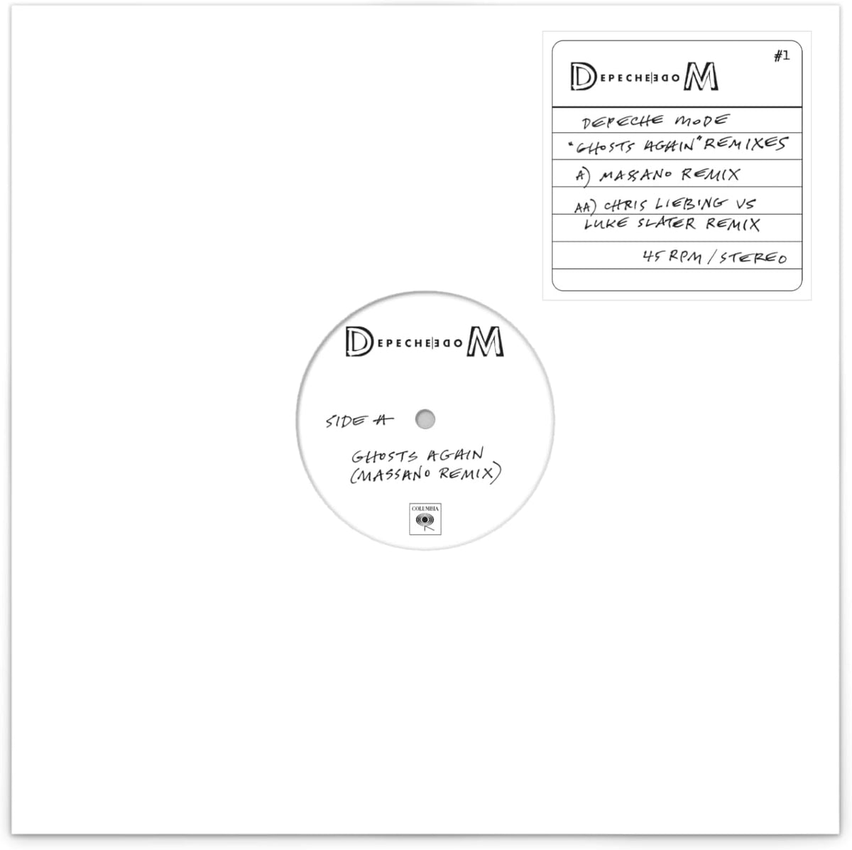 Depeche Mode – Ghosts Again Remixes by Depeche Mode vinyl record cover