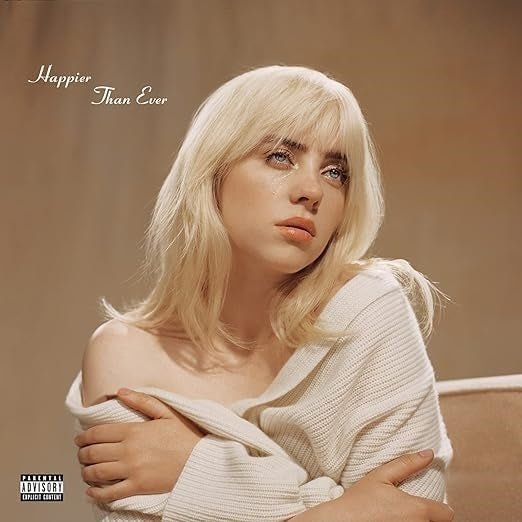 Billie Eilish – Happier Than Ever vinyl record cover