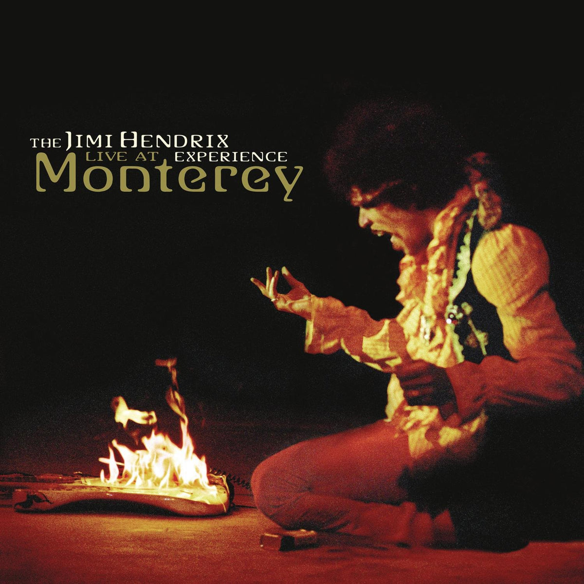 Jimi Hendrix – Live At Monterey vinyl record cover