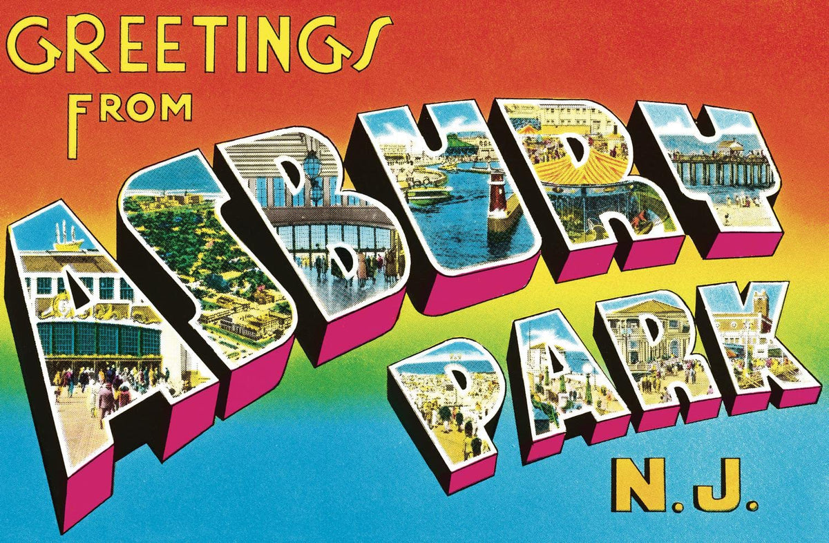 Bruce Springsteen – Greetings from Asbury Park N.J. vinyl record cover