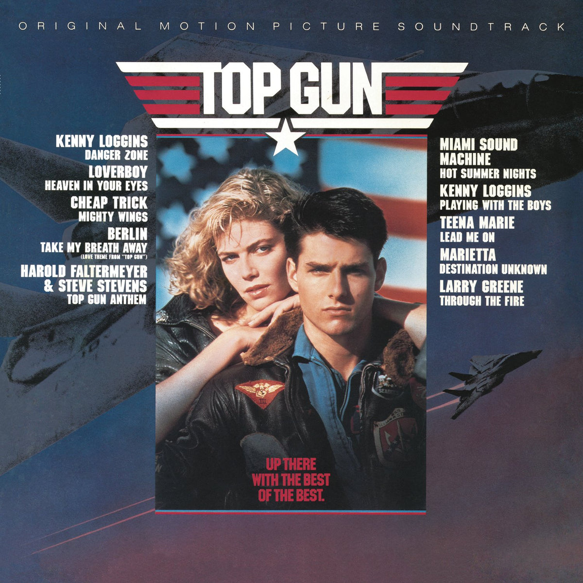 Various – Top Gun (Original Motion Picture Sou Ndtrack) by Various vinyl record cover