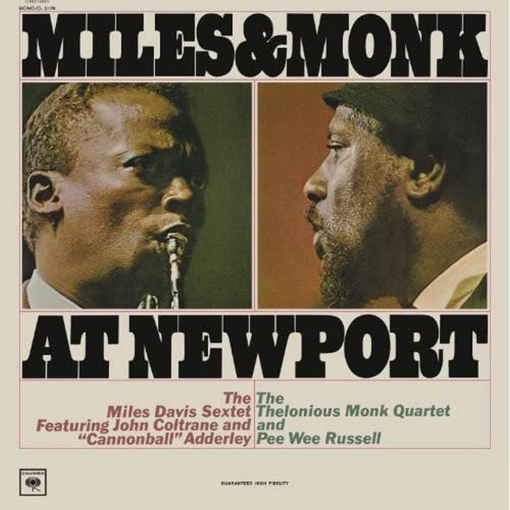 Miles Davis – Miles & Monk At Newport (Mono) vinyl record cover