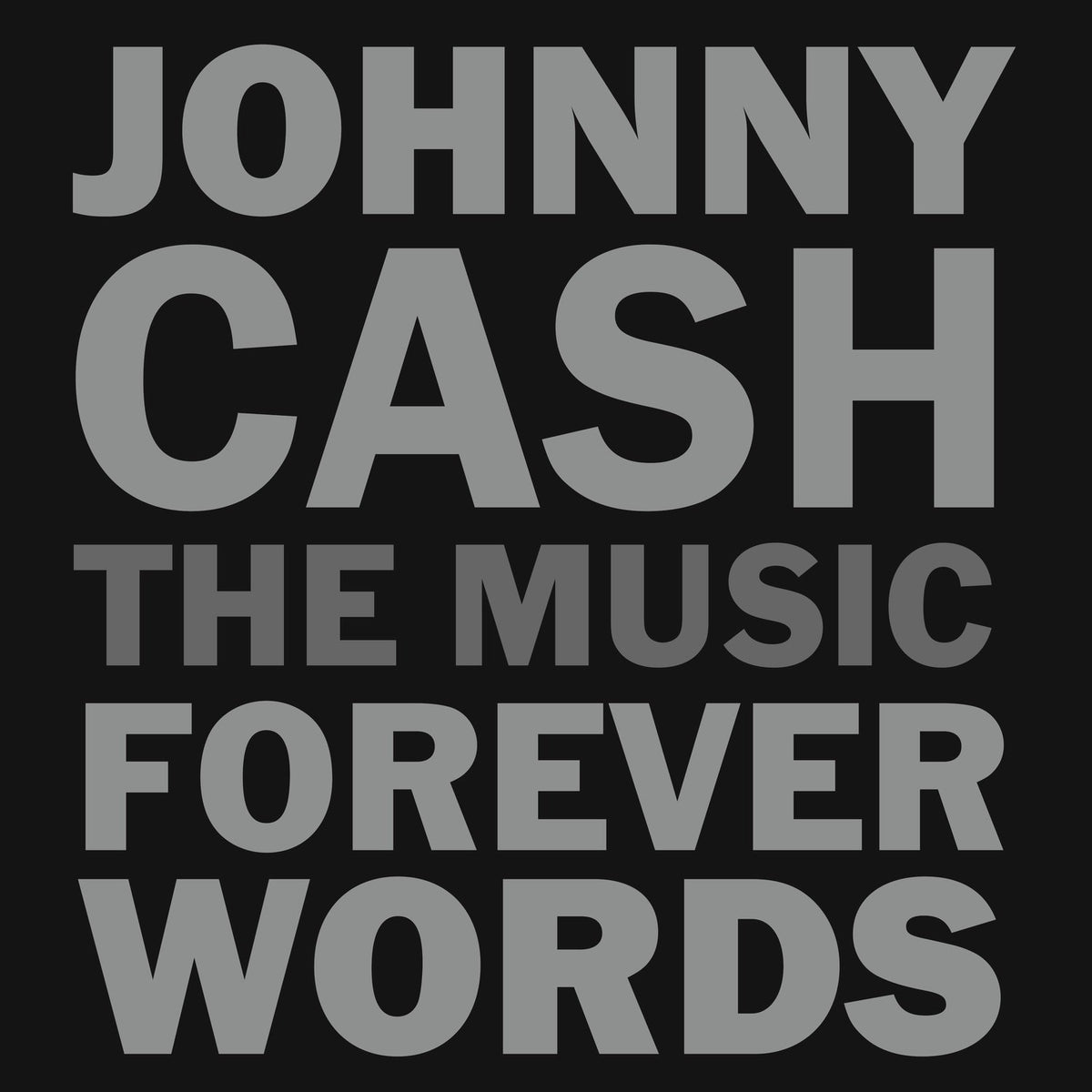 Various – Johnny Cash: Forever Words by Various vinyl record cover