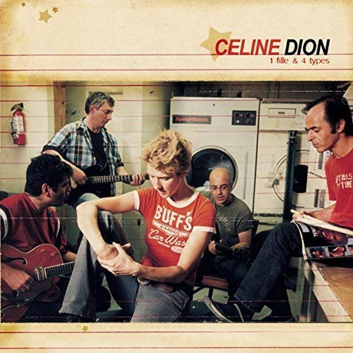 Celine Dion – 1 Fille & 4 Types by Celine Dion vinyl record cover