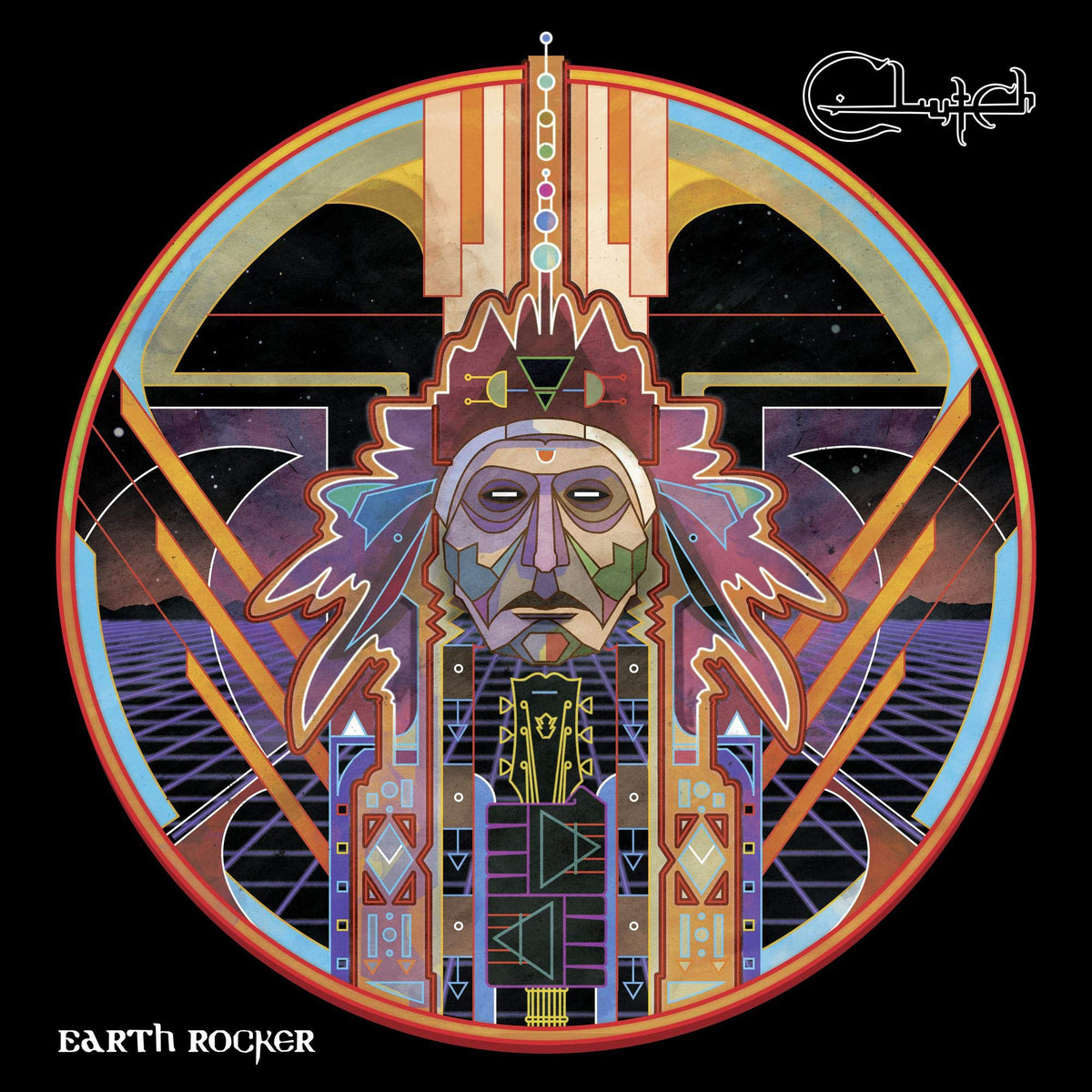 Clutch – Earth Rocker by Clutch vinyl record cover