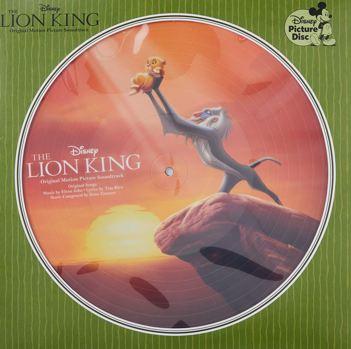 OST – LION KING(LP/PICTURE DISC by OST vinyl record cover