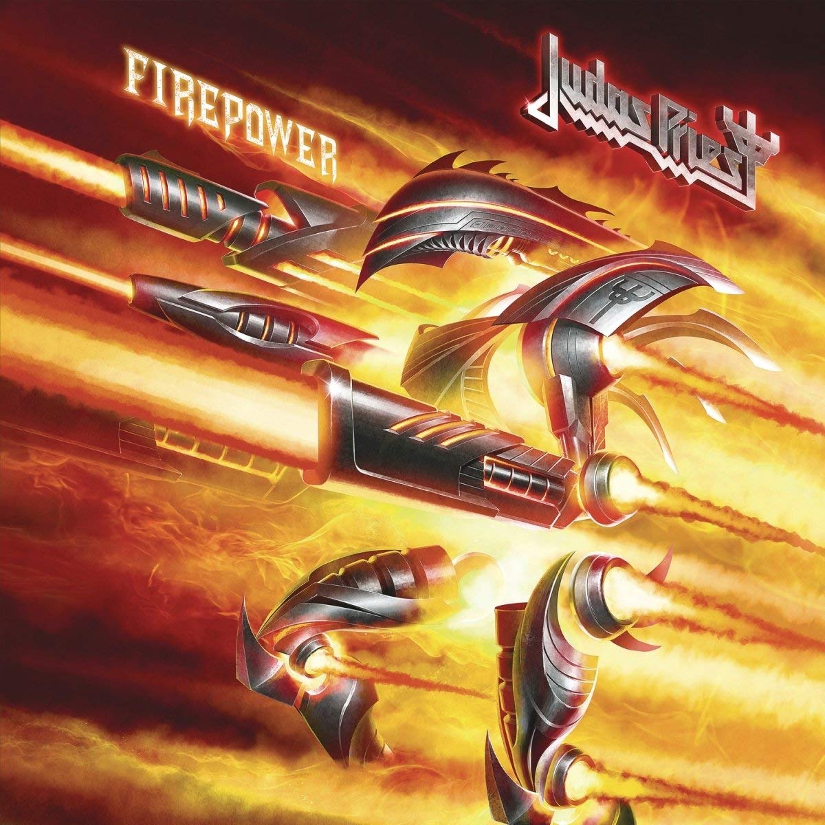 Judas Priest – Firepower vinyl record cover