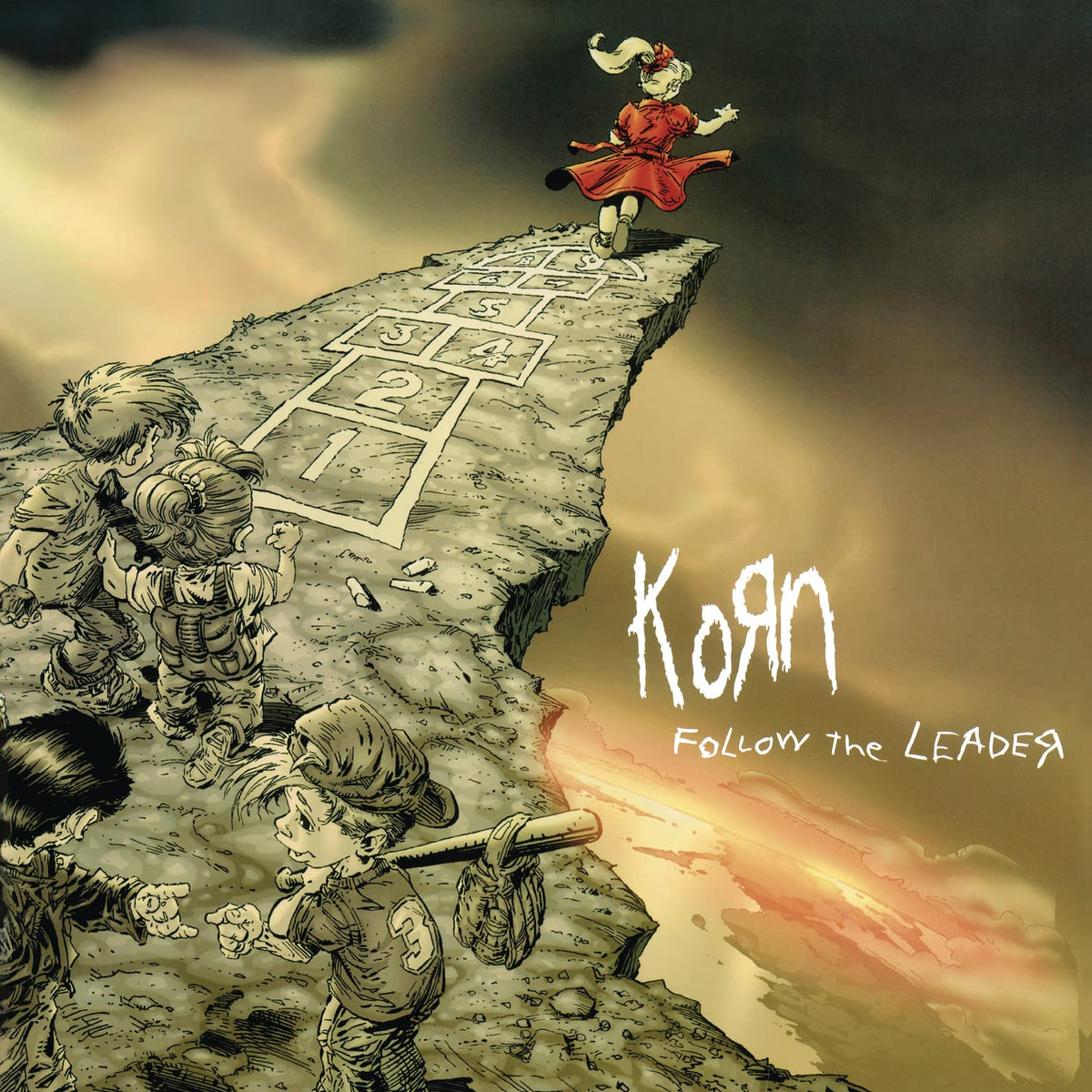 Korn – Follow The Leader by Korn vinyl record cover