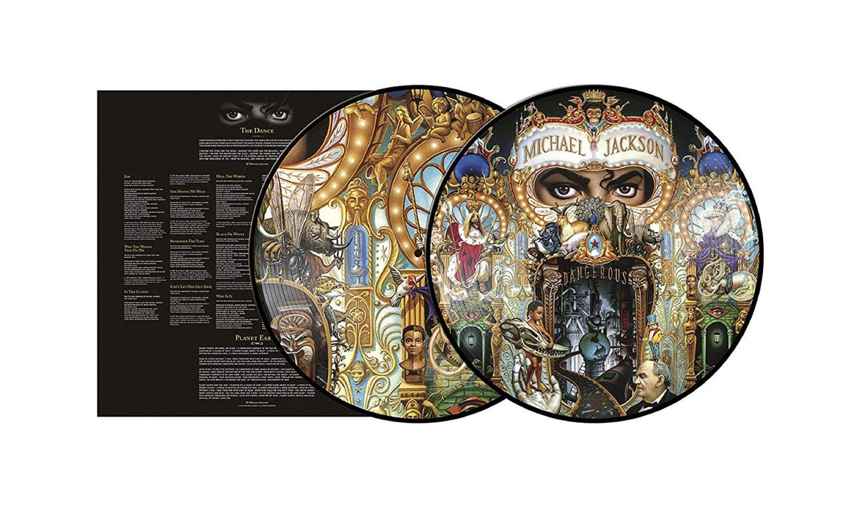 Michael Jackson – Dangerous vinyl record cover