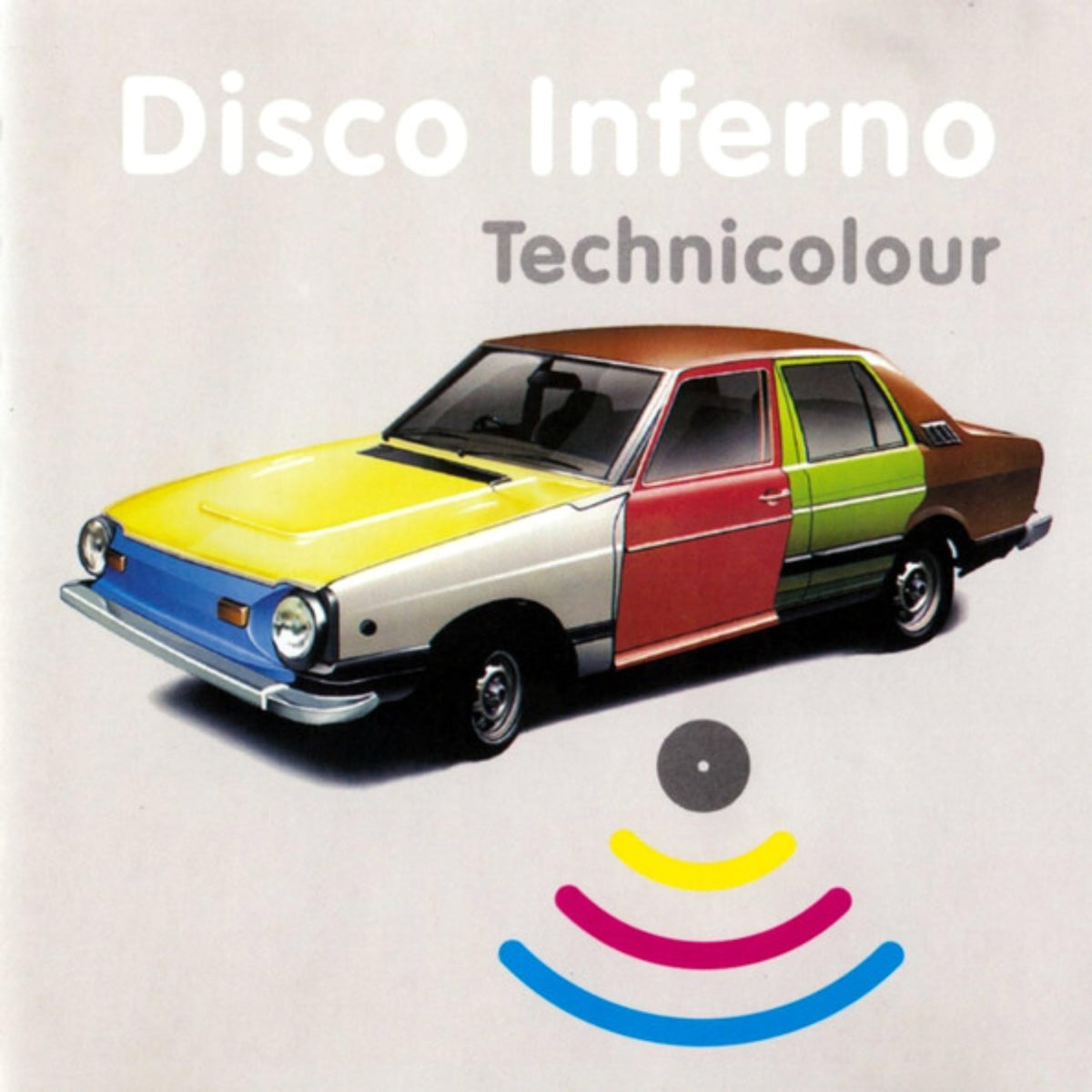 Disco Inferno – Technicolour vinyl record cover