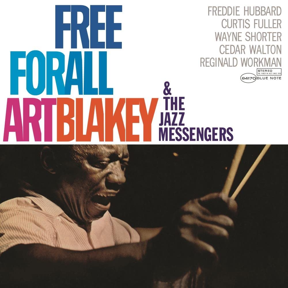 Blakey,Art & The Jazz Mess – FREE FOR ALL(LP) by BLAKEY,ART & THE JAZZ MESS vinyl record cover
