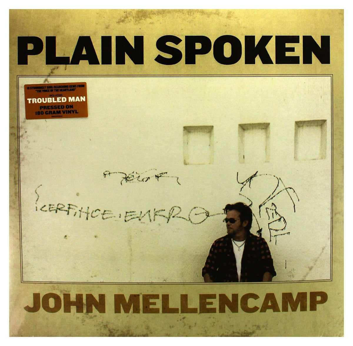 John Mellencamp – PLAIN SPOKEN(LP) by JOHN MELLENCAMP vinyl record cover