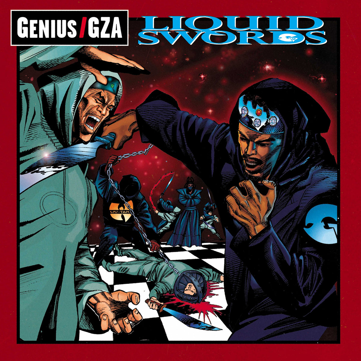 Gza – Liquid Swords vinyl record cover