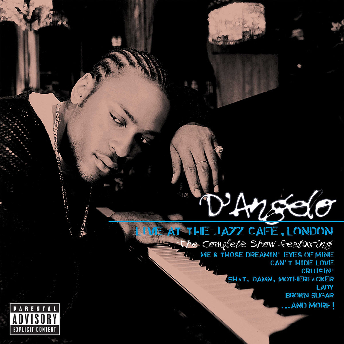 D'Angelo – LIVE AT THE JAZZ CLUB(2LP) by D'ANGELO vinyl record cover
