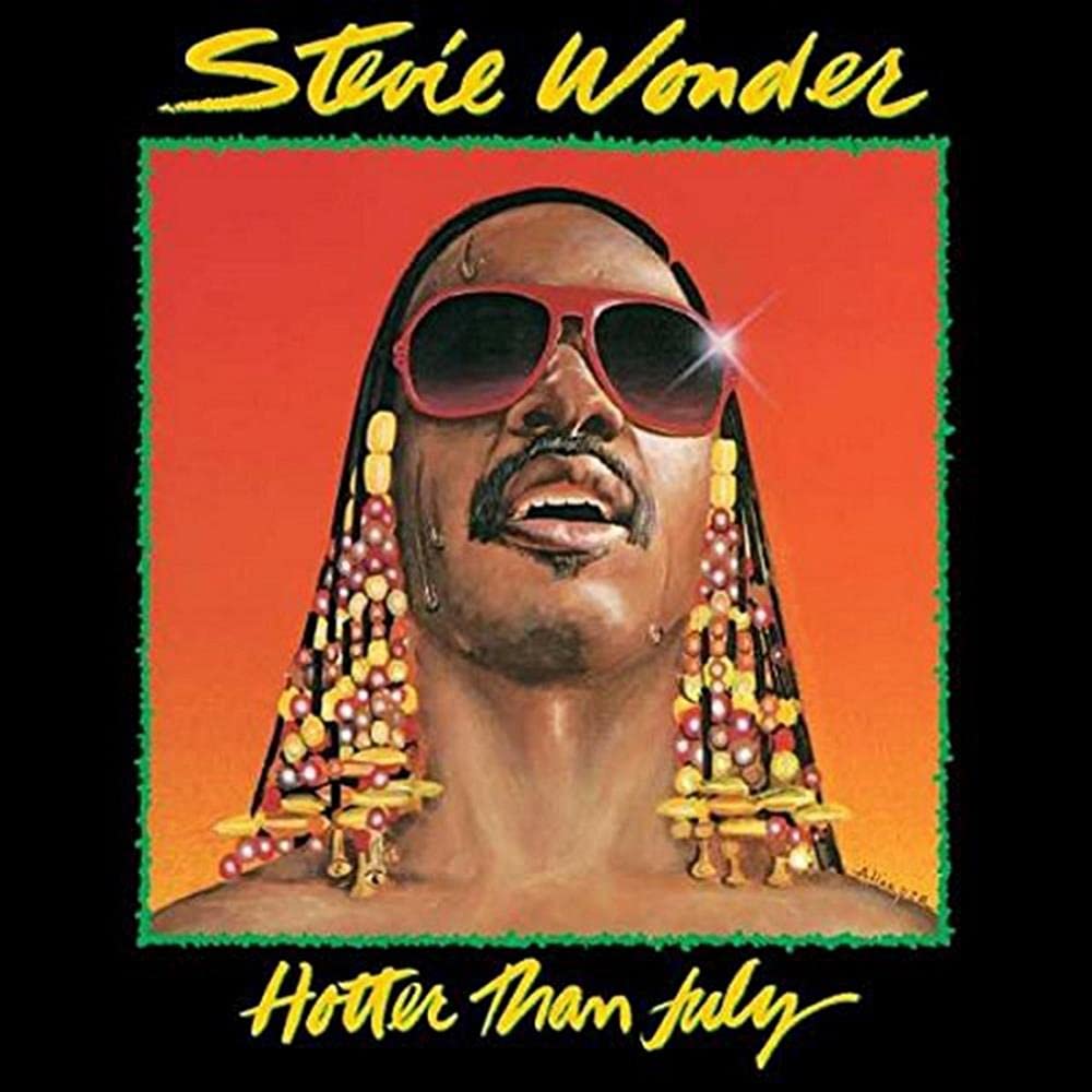 Stevie Wonder – Hotter Than July vinyl record cover