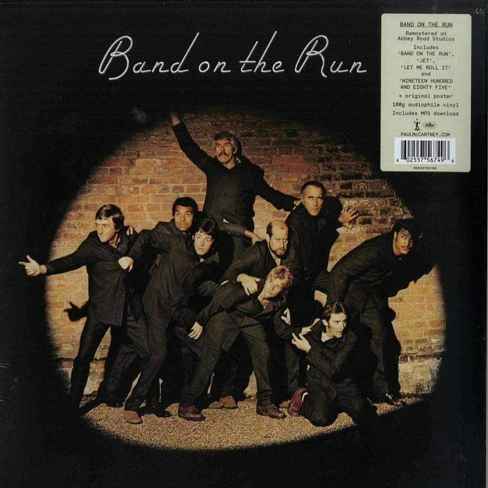 Paul McCartney and Wings – Band On the Run vinyl record cover