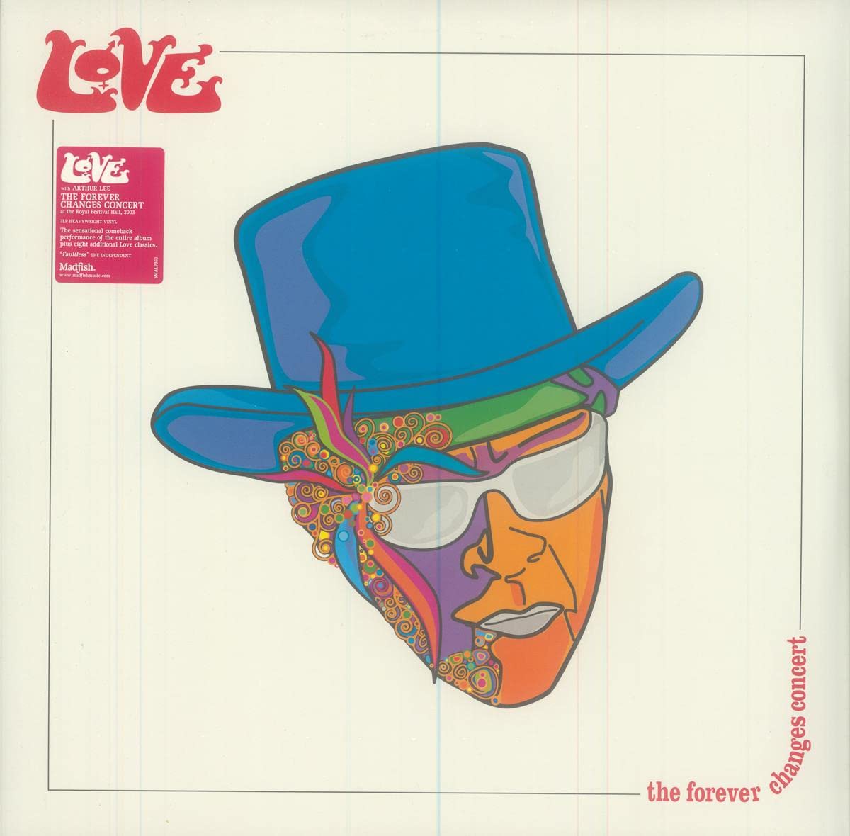 Love – The Forever Changes Concert vinyl record cover