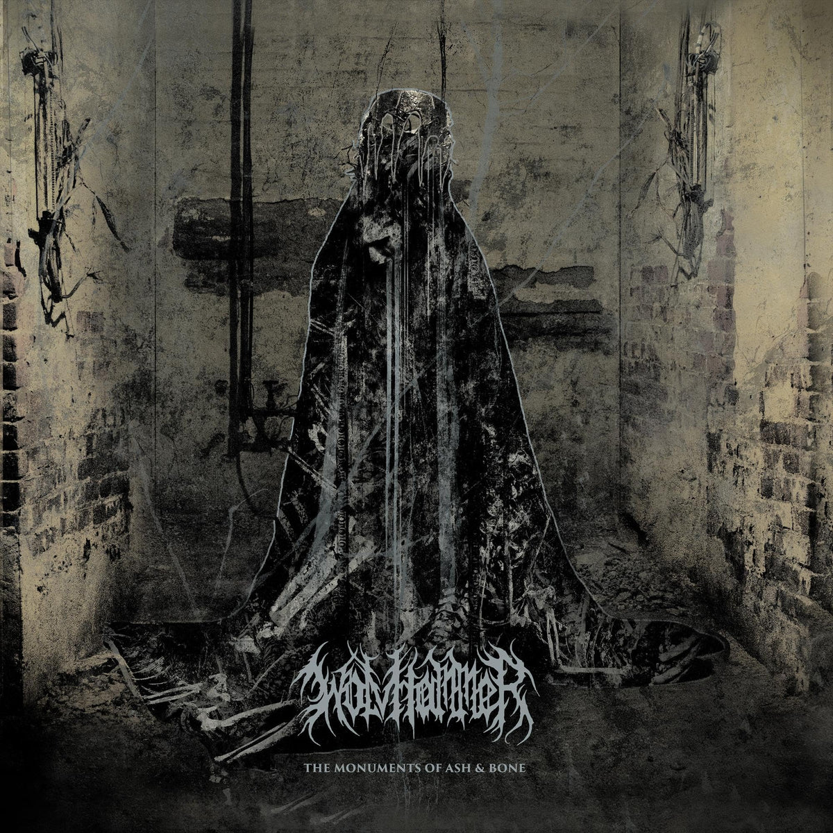Wolvhammer – The Monuments of Ash & Bone vinyl record cover