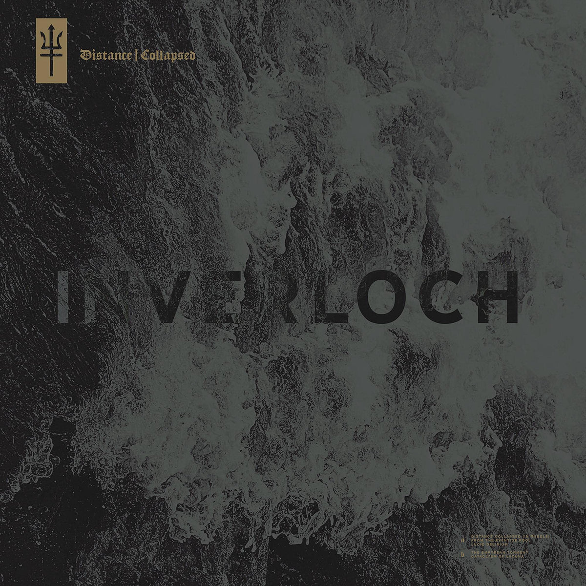 Inverloch – Distance | Collapsed vinyl record cover