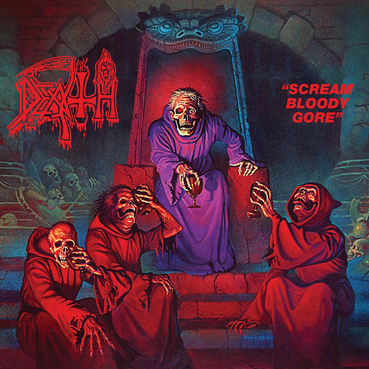 Death – Scream Bloody Gore vinyl record cover