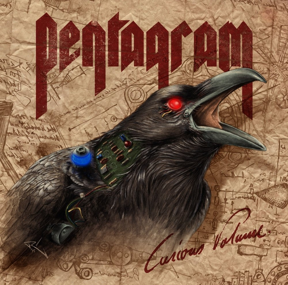Pentagram – Curious Volume ( Lp ) by Pentagram vinyl record cover