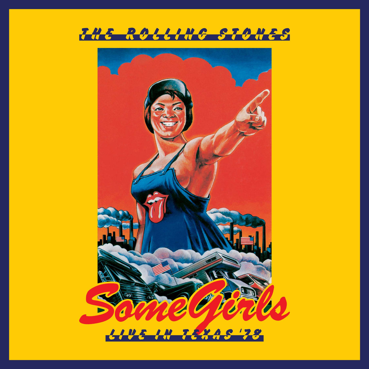 The Rolling Stones – SOME GIRLS:LIVE IN(2LP+DVD by ROLLING STONES,THE vinyl record cover