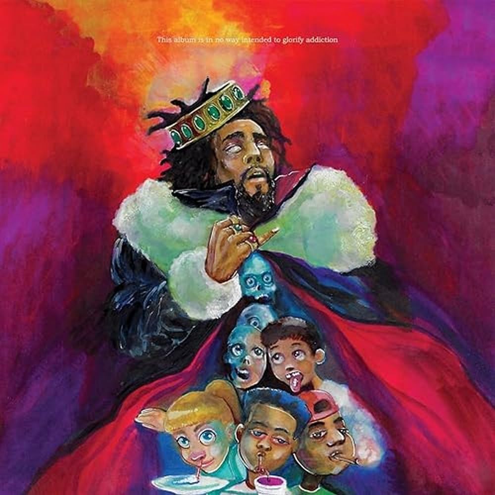 J. Cole – K.O.D. vinyl record cover