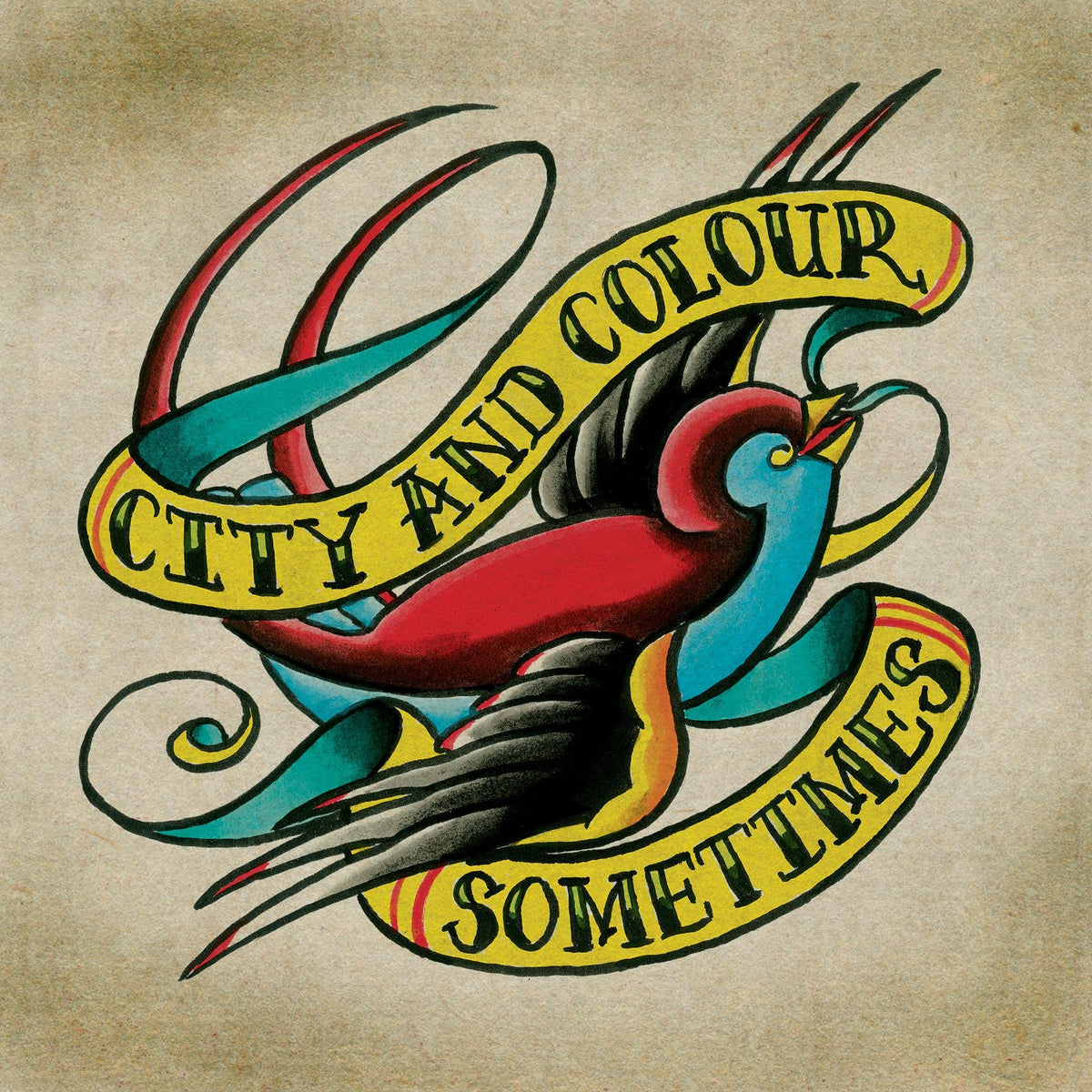 City And Colour – SOMETIMES(12 inch LP) by CITY AND COLOUR vinyl record cover