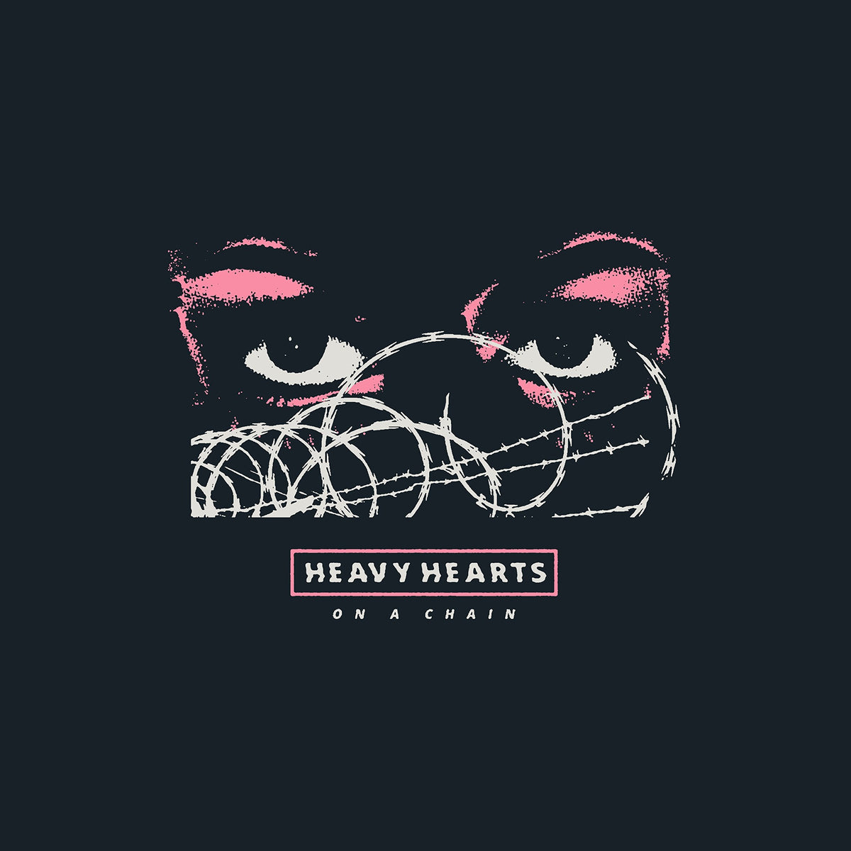 Heavy Hearts – On a Chain vinyl record cover