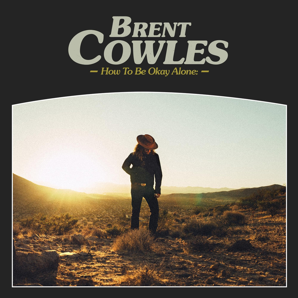 Brent Cowles – How to Be Okay Alone: vinyl record cover