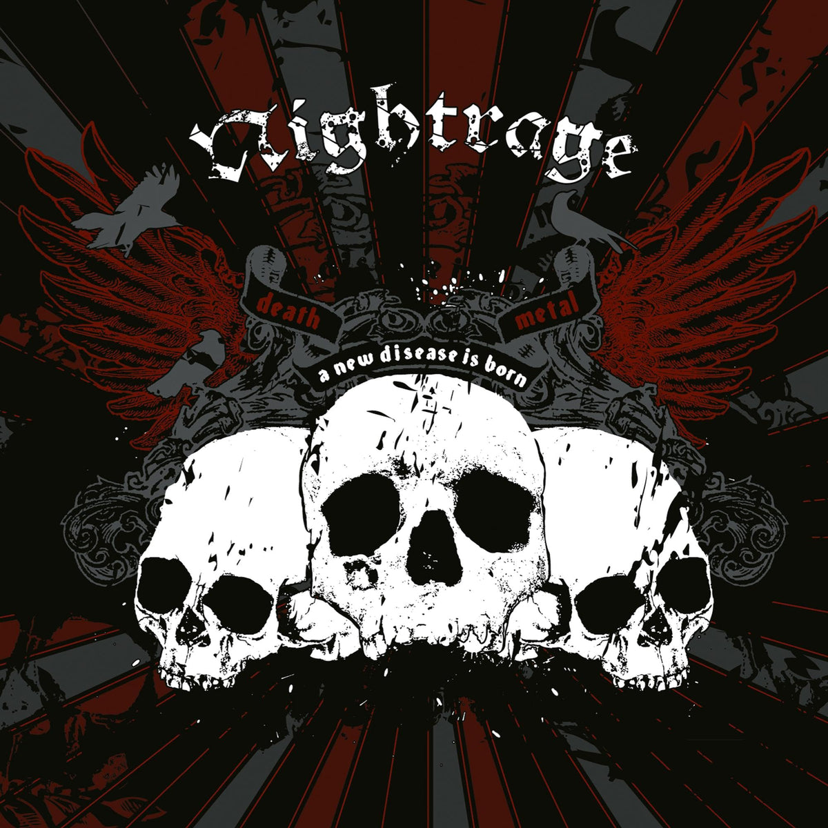Nightrage – A New Disease Is Born by Nightrage vinyl record cover