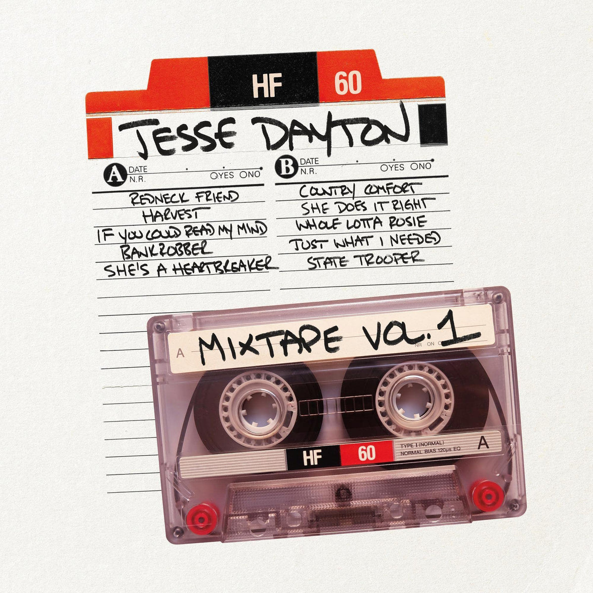 Jesse Dayton – Mixtape vinyl record cover