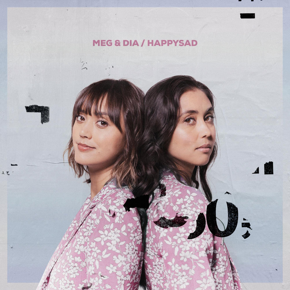 Meg & Dia – Happysad vinyl record cover