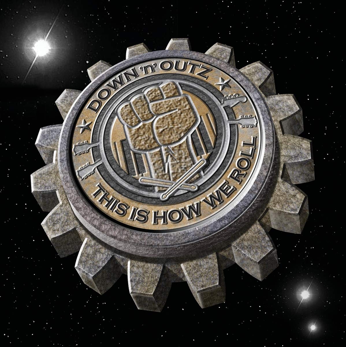 Down N Outz – THIS IS HOW WE ROLL(LP) by DOWN N OUTZ vinyl record cover