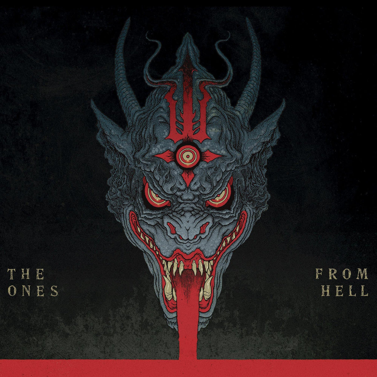 Necrowretch – The Ones From Hell by Necrowretch vinyl record cover