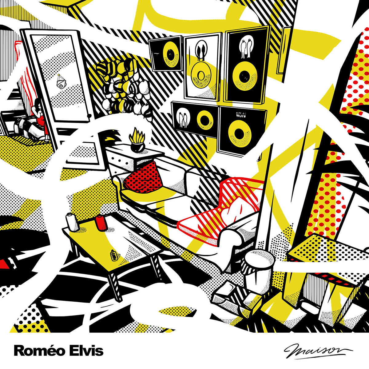 Romeo Elvis – MAISON EP(LP) by ROMEO ELVIS vinyl record cover