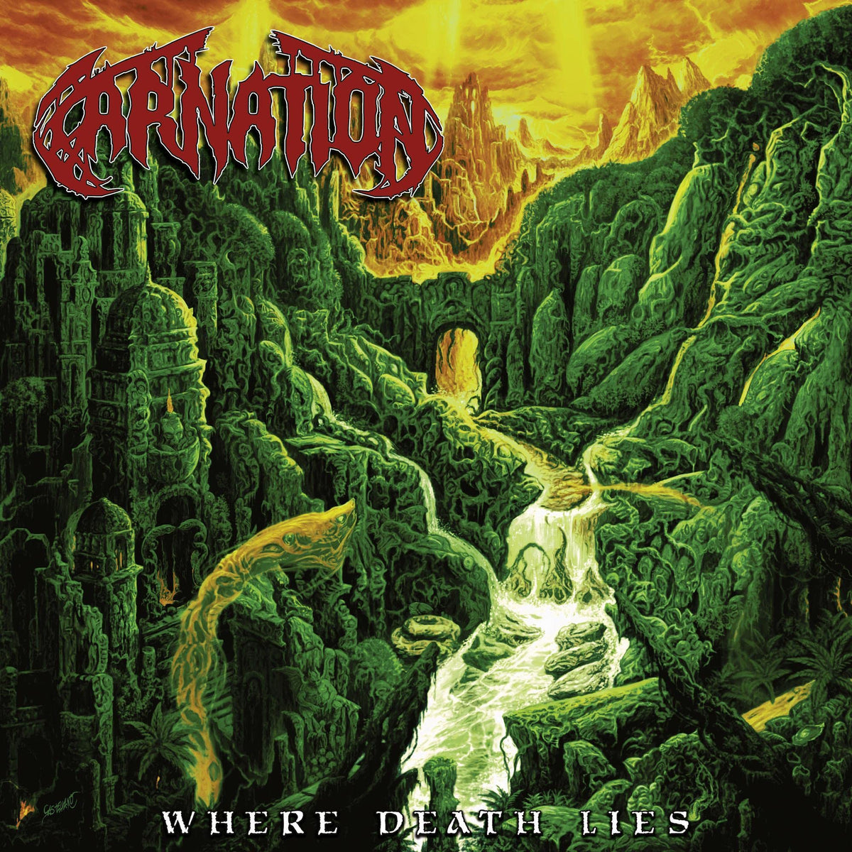 Carnation – Where Death Lies vinyl record cover