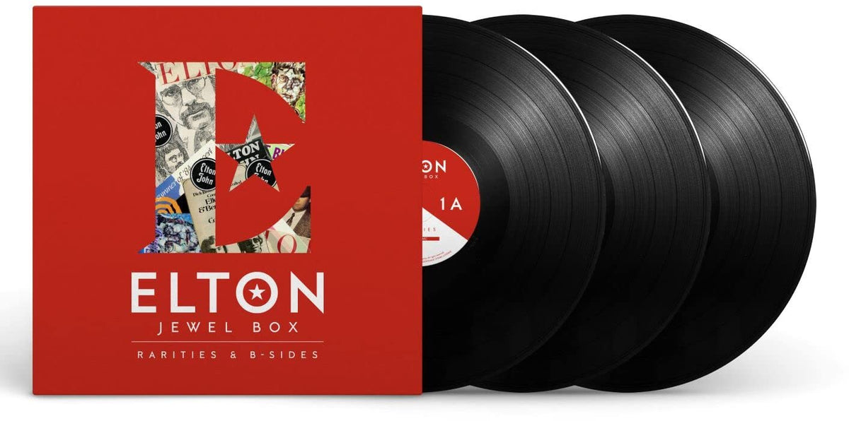 Elton John – Jewel Box - Rarities & B-sides vinyl record cover