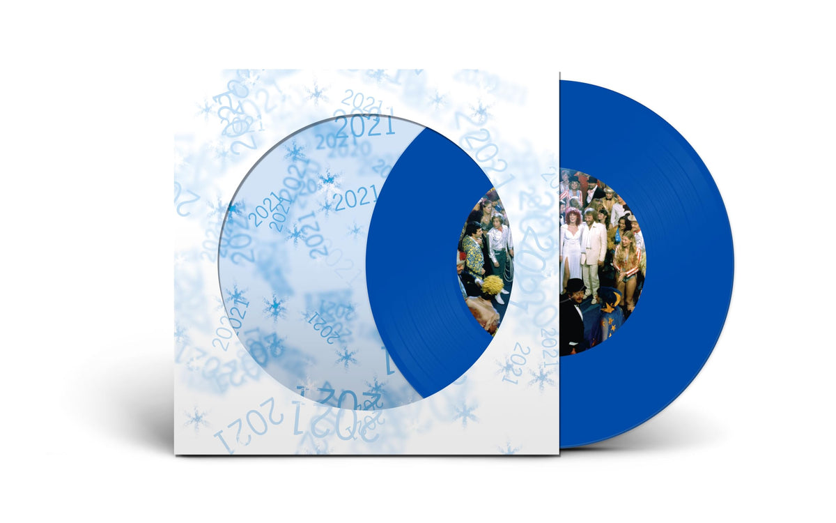 Happy New Year(7"/Clear Bl – ABBA by HAPPY NEW YEAR(7"/CLEAR BL vinyl record cover
