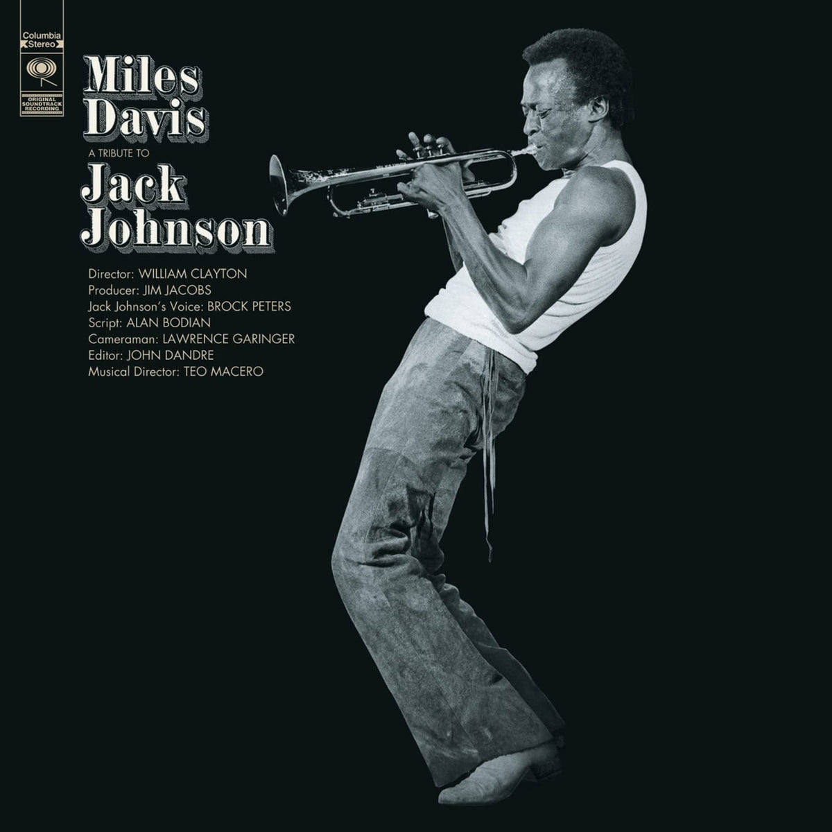 Miles Davis – A Tribute to Jack Johnson vinyl record cover
