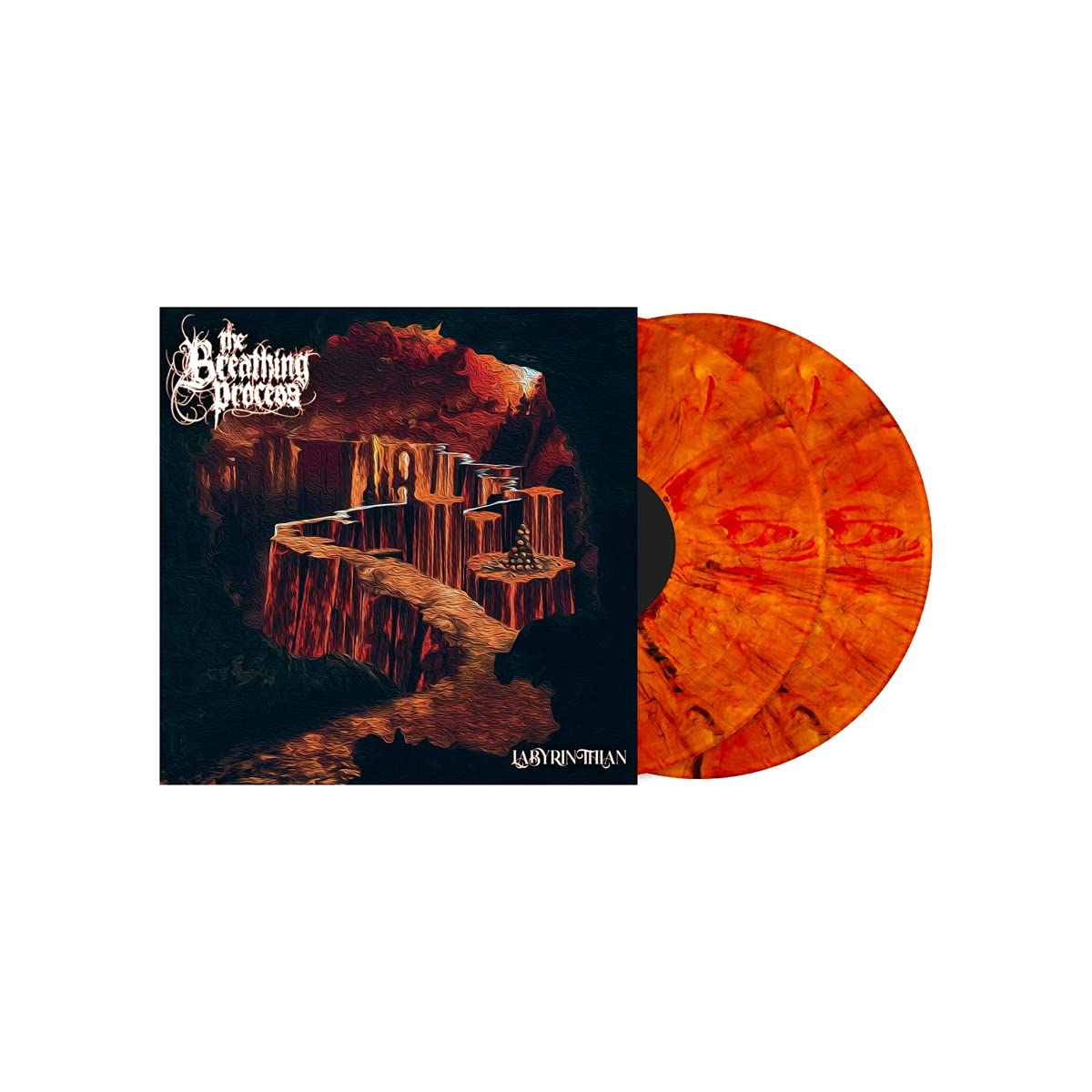 The Breathing Process – Labyrinthian vinyl record cover