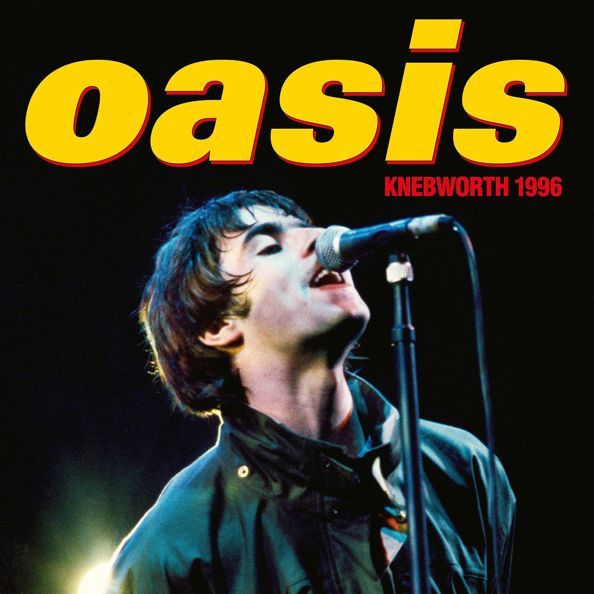 Oasis – Knebworth 1996 vinyl record cover